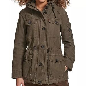 Women's Olive Utility Jacket